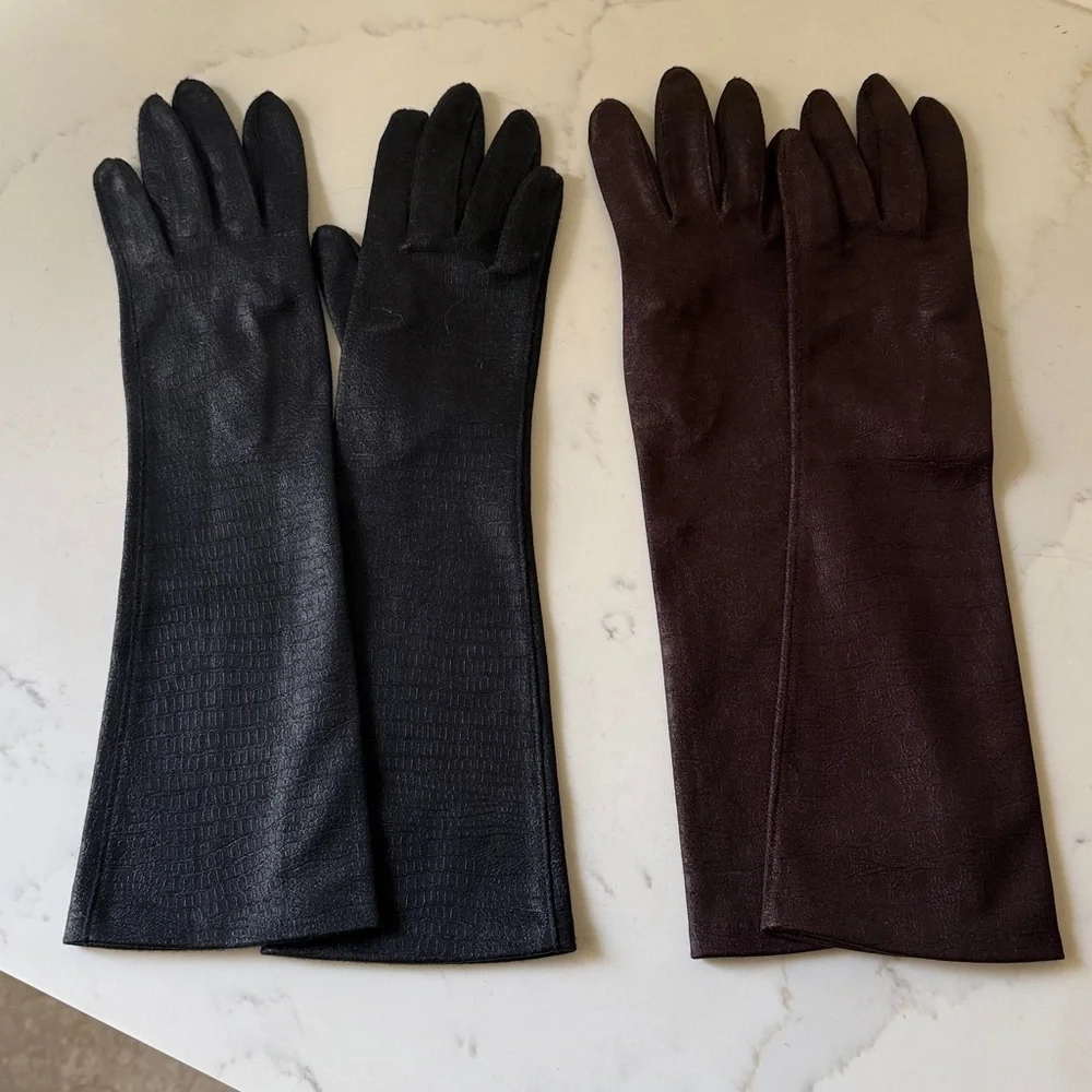 Vintage Long Line Gloves 2 Pair